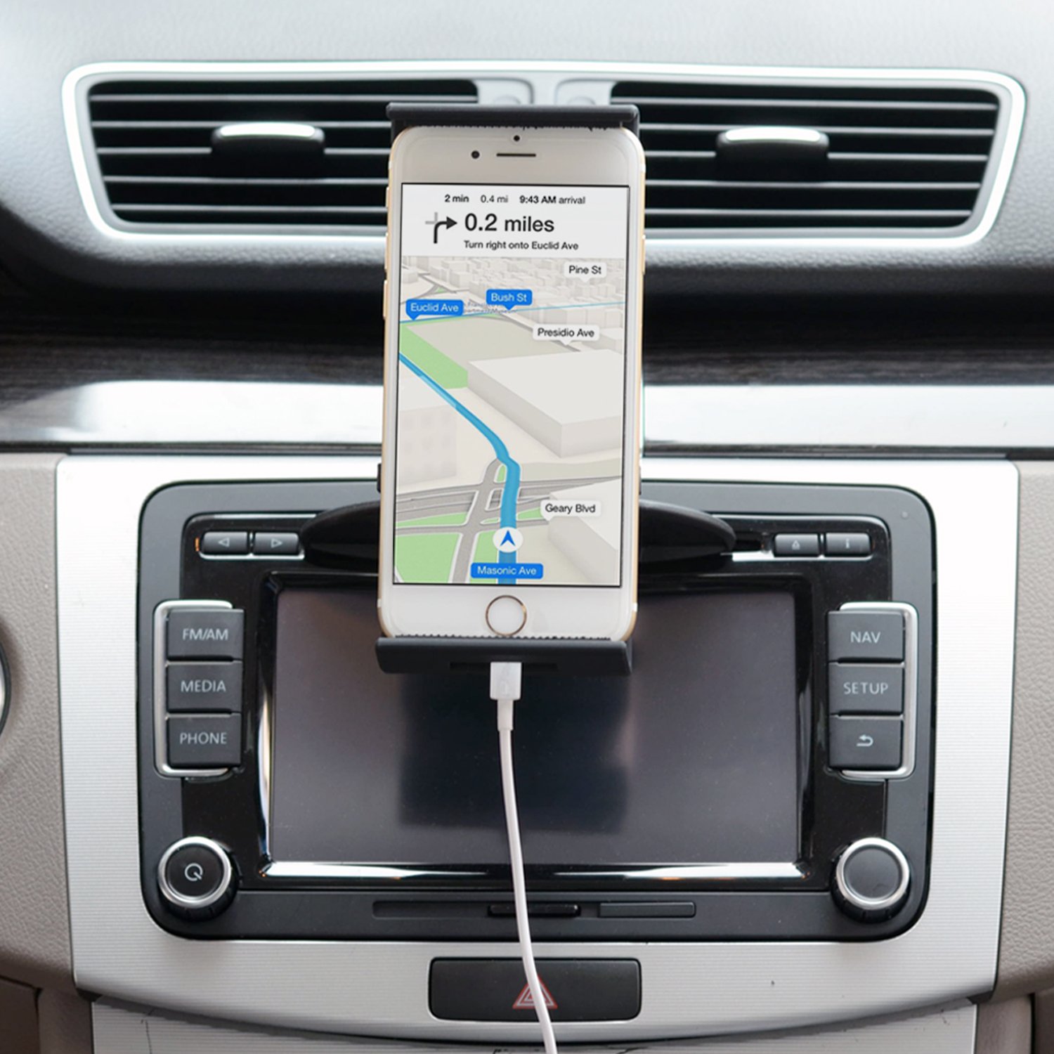 APPS2Car Universal Tablet CD Slot Car Mount Holder Stand 747180953695