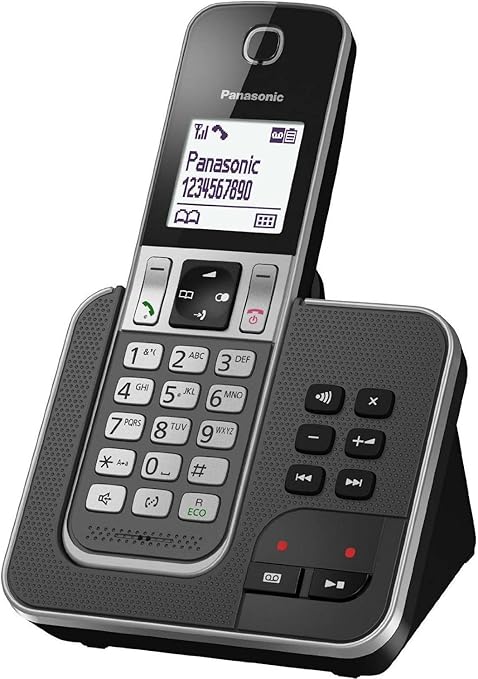 Telephone Fixe Panasonic Telephone Dect Repondeur Noir Amazon Co Uk Computers Accessories