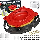 boeemi TF02-RI Toilet Flange Repair Kit with Dual Sealing Protection, Elastic Wax Seal – Universal 3”/4” Toilet Flange Ring R