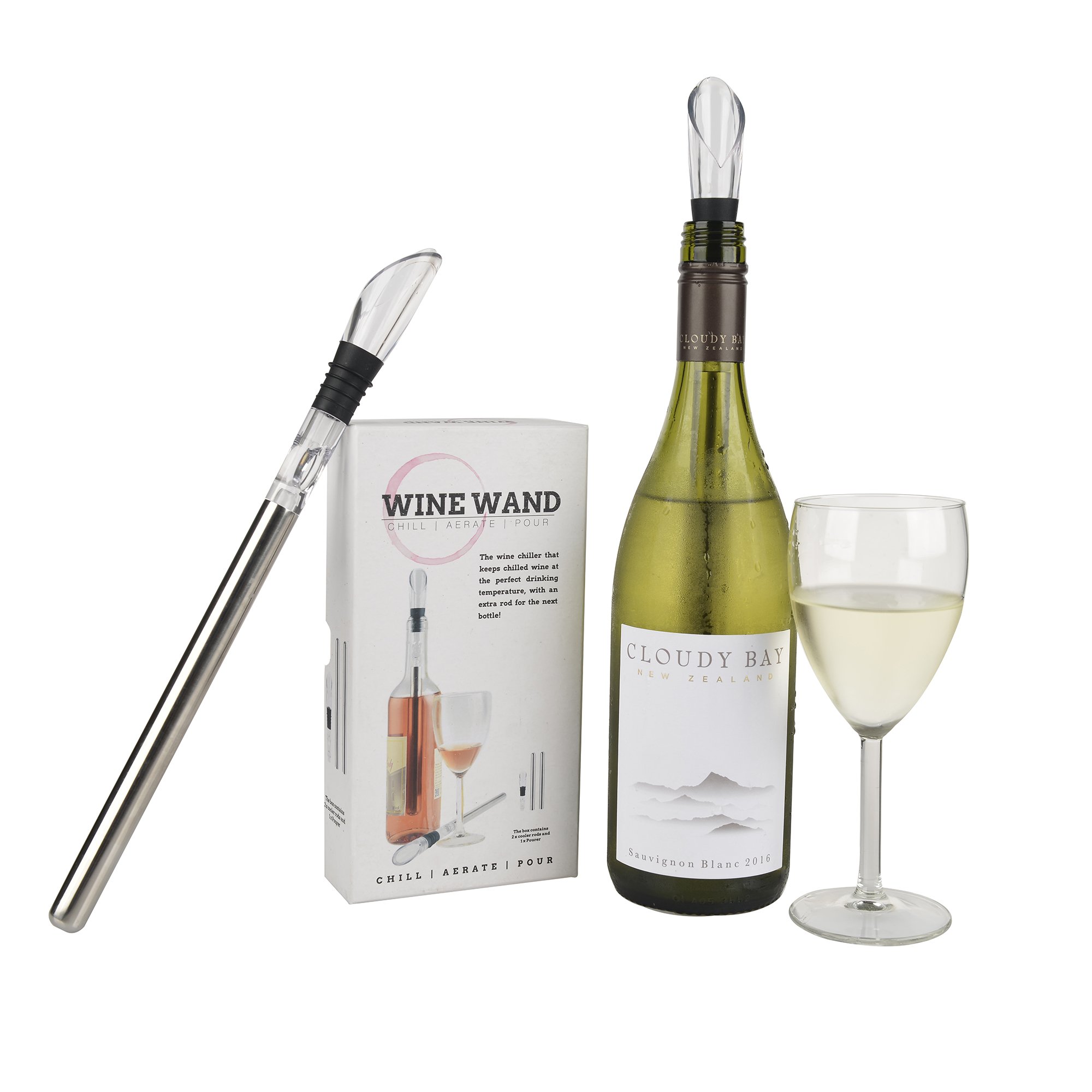 Wine Wand The Ultimate Wine Cooler, Chiller, Aerator Accessory 2