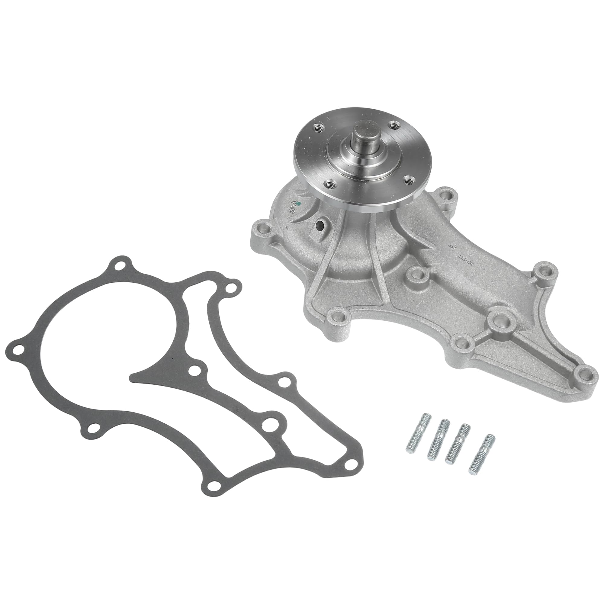 Photo 1 of Partuto Water Pump No.1610039345 - Car Front Engine Water Pump - for Toyota 4Runner 1985-1995 Metal Silver Tone with Gasket Screws Kit - 1 Set