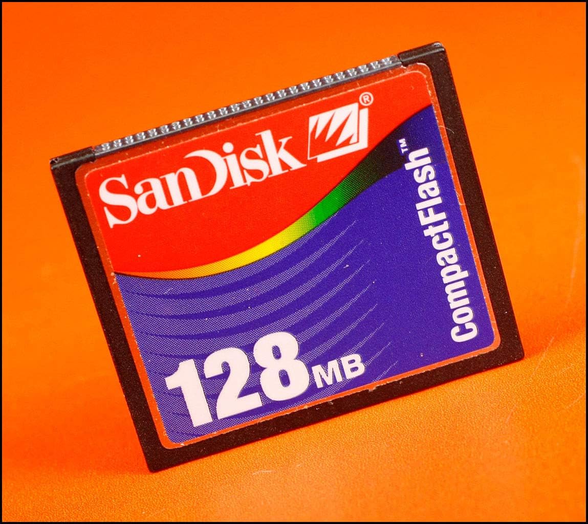 SanDisk CompactFlash 128 MB tarjeta de memoria CF (sdcfb128a10