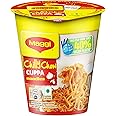 MAGGI Instant Cuppa Noodles, Chilly Chow | New Recipe | Delicious Slurpy Saucy Taste | With Extra Veggies , 67g / 70g Pack (Weight May Vary)