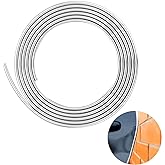 Car Door Edge Guards Silver U Shape Moulding Trim Strip Guard Protector | Chrome Universal Decorative Automotive Guard Door Protector Decorative for Sedans, Trucks, SUV, ATV (16FT, Silver)