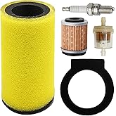 laffoonparts 1YW-14451-00-00 Air Filter Kit with Spark Plug for Yamaha ATV Big Bear YFM350 Timber-wolf YFB250 MOTO-4 Kodiak Y