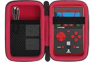Aenllosi Hard Carrying Case Compatible with Blaze Atari/Technos/Taito/Capcom Super/Neo-Geo/Data East Pocket Arcade Gaming Handhled, Red (Case Only)