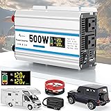 500 Watt Inverter, 1000W Peak Car Power Inverter