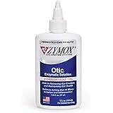 Zymox Otic Enzymatic Solution for Dogs and Cats to Soothe Ear Infections with 1% Hydrocortisone for Itch Relief, 4oz