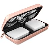 iMangoo Travel Essential Electronics Organizer Charger Case Carrying Pouch | 8.5x4.5x2" Power Bank Tech Accessories Protective Storage Shockproof Portable Purse Men Women School Office Trips Must Have