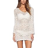 Wander Agio Beach Tops Sexy Perspective Cover Dresses Bikini Cover-ups Net Coverups