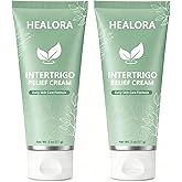 HEALORA Cream, Daily Skin Fold & Chafing Support Cream, Moisture Barrier Formula for Friction-Prone Areas, Fast-Absorbing, Non-Greasy, 2 oz / 57g (2)