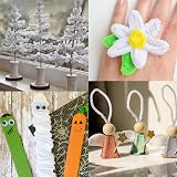 G2PLUS White Craft Pipe Cleaners 30cm 6mm 100pcs for Christmas Crafts view 5