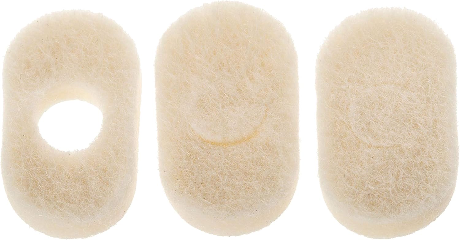 White Orthopedic Corn Pedi Pads - Value 100 Pack (1 3/8” x 3/4”) Adhesive Corn, Callus and Bruise Padding: Health & Personal Care