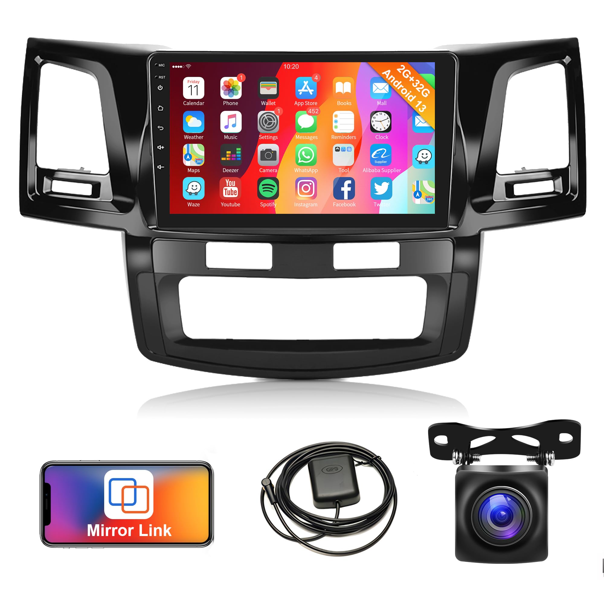 Android Car Stereo Radio for Toyota Fortuner Hilux