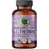 Pure Lab Vitamins Magnesium + L-Theanine Promotes Muscle Function and Relaxation