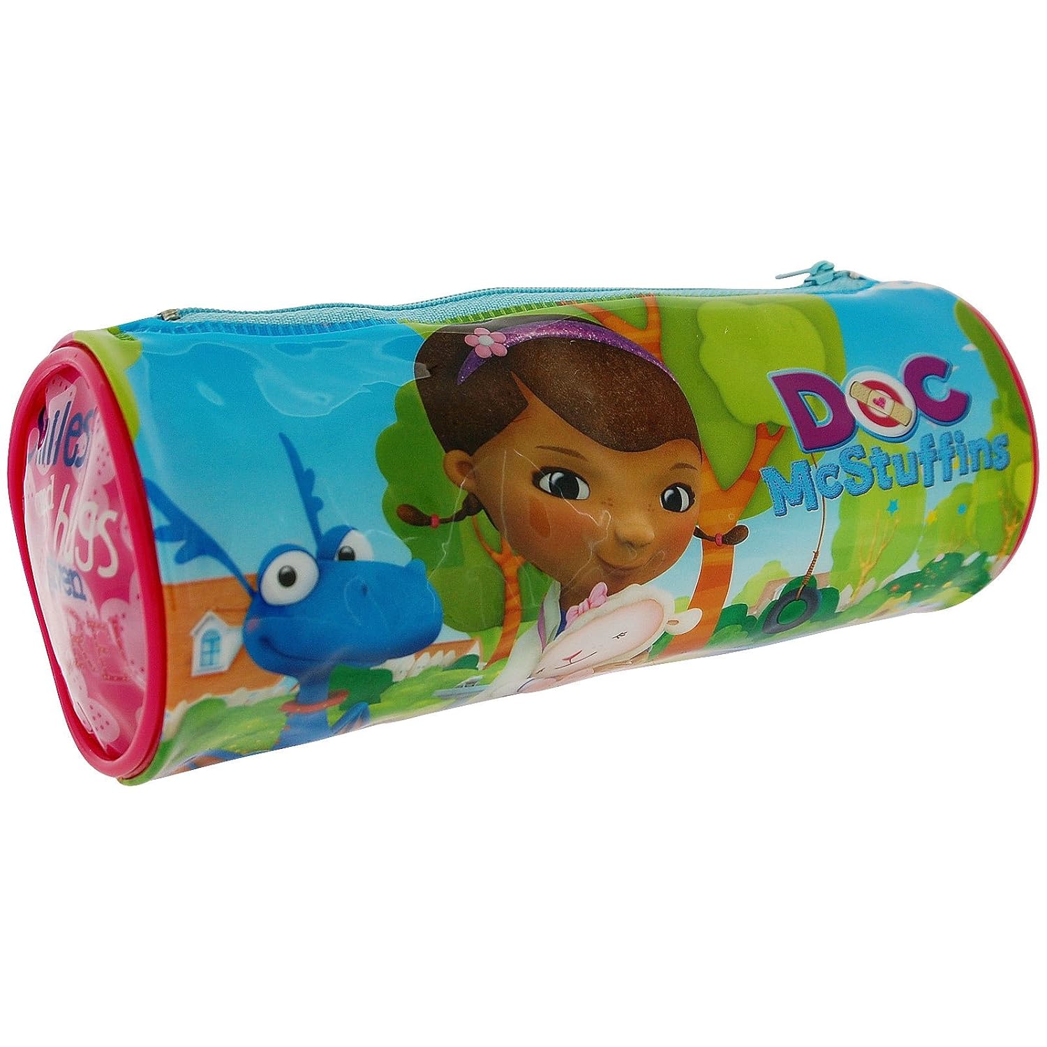 Disney Pencil Case Doc Mcstuffins Plastic Barrel Shaped Case SC1022