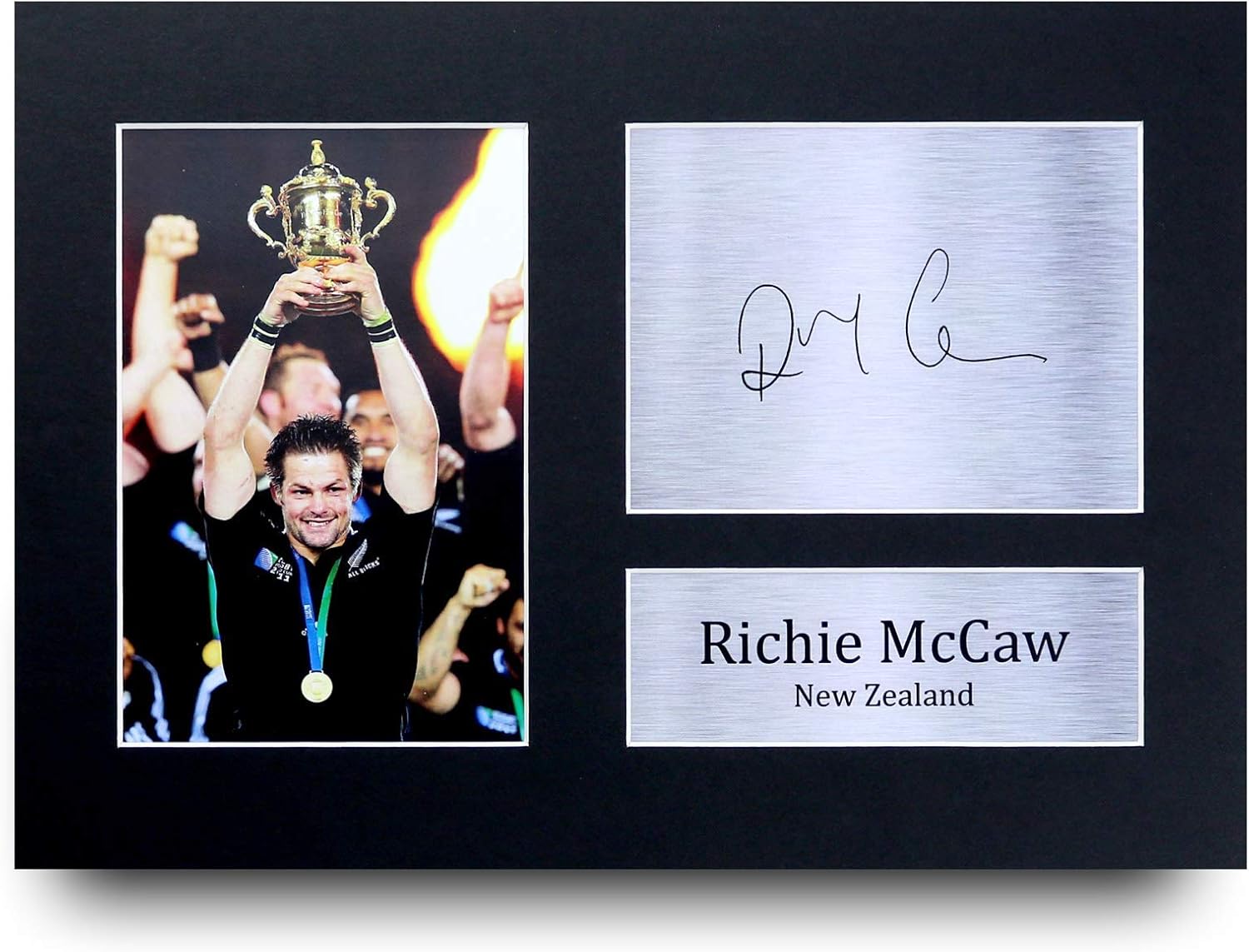 Richie Mccaw Signed A4 Gift Signed Autograph New Zealand Rugby Union Amazon De Kuche Haushalt