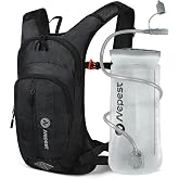 Nepest Hydration Pack Backpack with 2L Water Bladder Reflective Lightweight | Water Pack, Hydropack bag for Hiking, Running, Biking, Cycling, Wear-resistant, Adjustable
