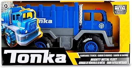 blue tonka garbage truck