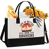 SEAOYOZO Gifts for Women, Her, Mom, Wife, Sisters, Best Friends - Canvas Tote Bag, Funny Handbag, Birthday Christmas Gifts