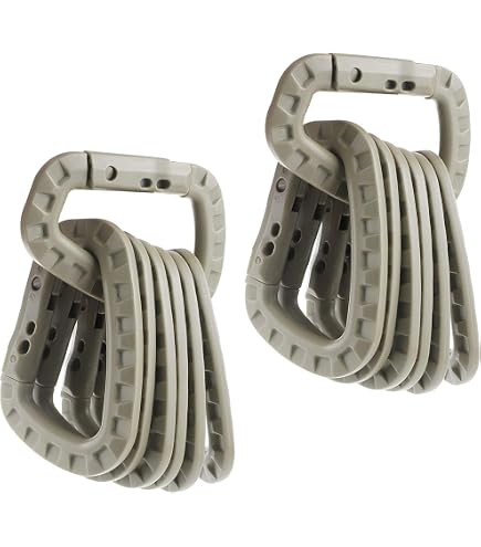 Tactical Keychain Carabiner Lanyard - Military Style Snap Hook Key Ring With Nylon Strap - Unisex