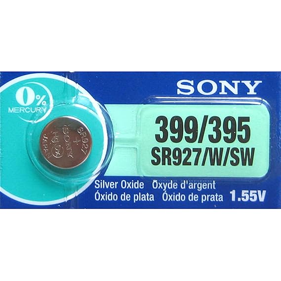 Sony Knopfzelle Sony 399 SR927W SB-BP Silberoxyd, 1,55 V
