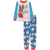 DreamWorks Captain Underpants Boys' 2-Piece Snug-Fit Cotton Pajamas Set