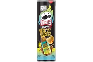 Pringles® Hot Ones Los Calientes Verde Flavour Potato Chips 156g