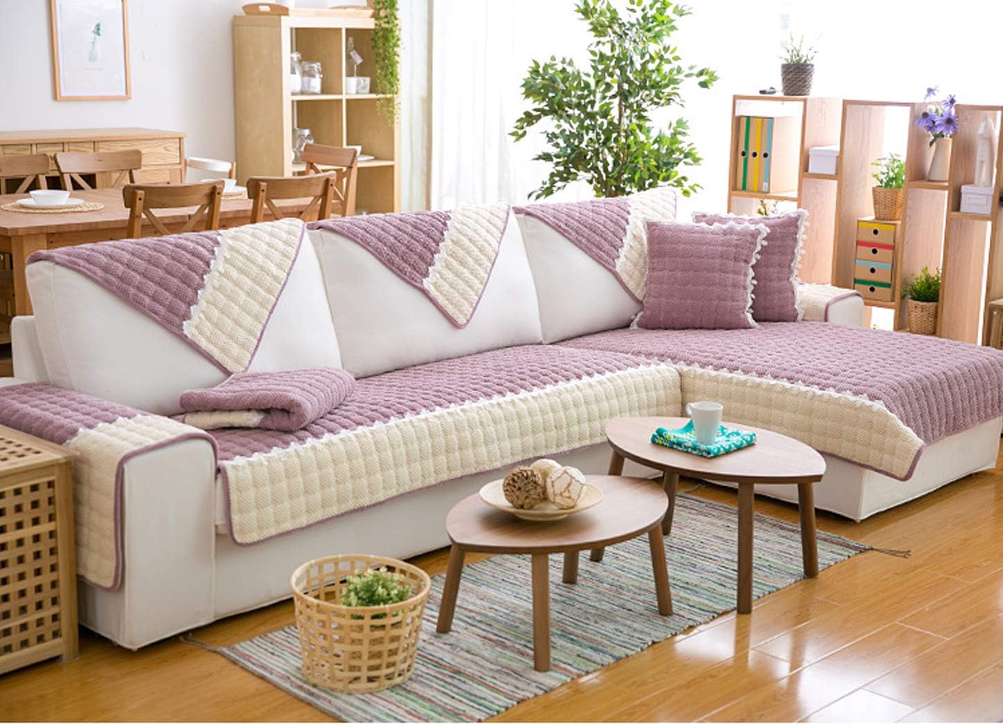 Best sofa seat cotton covers for living room 3 seater