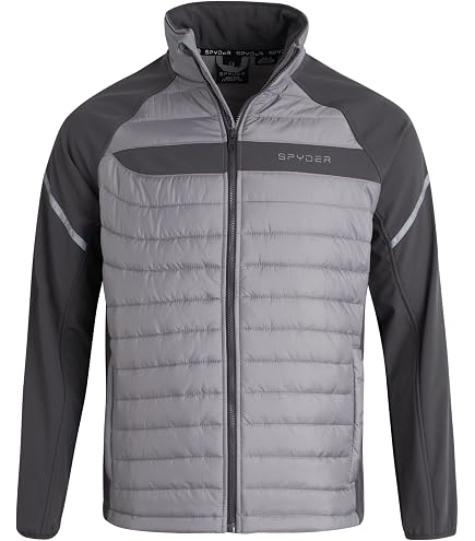 TSLA Men's Softshell Jacket - Wind & Water Resistant, Microfleece Lined, Full Zip Hoodie For Outdoor Activities
