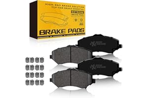 TOVASTY 4PCS Front Brake Pads Premium Carbon Ceramic Pad Compatible with 2008-2016 Chrysler Town&Country, 2008-2016 Dodge Gra