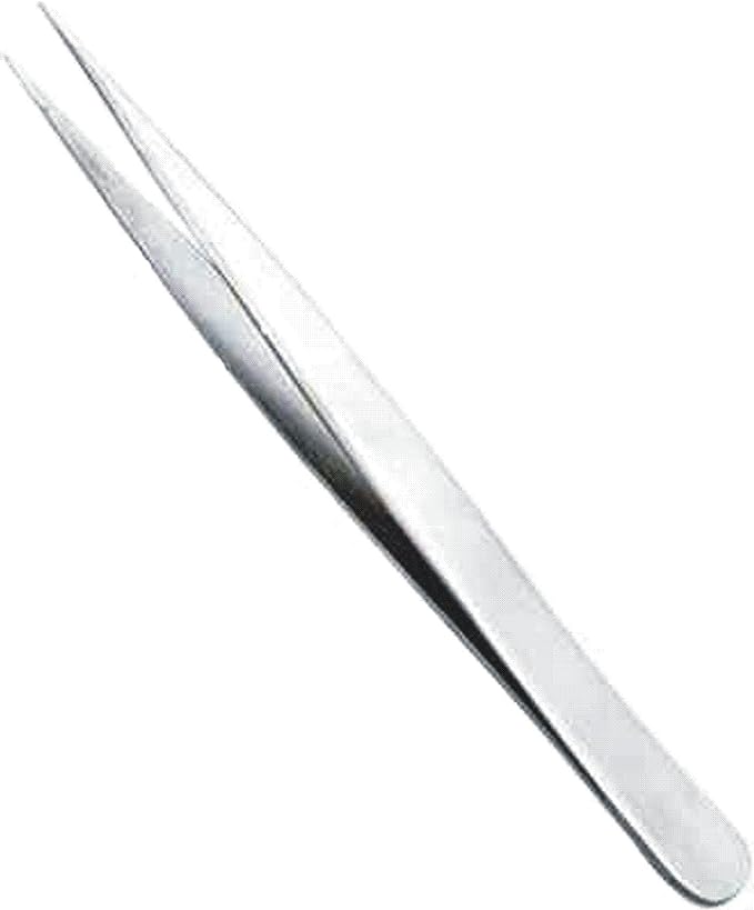 Pathfinder Technologies ® Extra Long PIN Pointed Tweezers Plain Shank