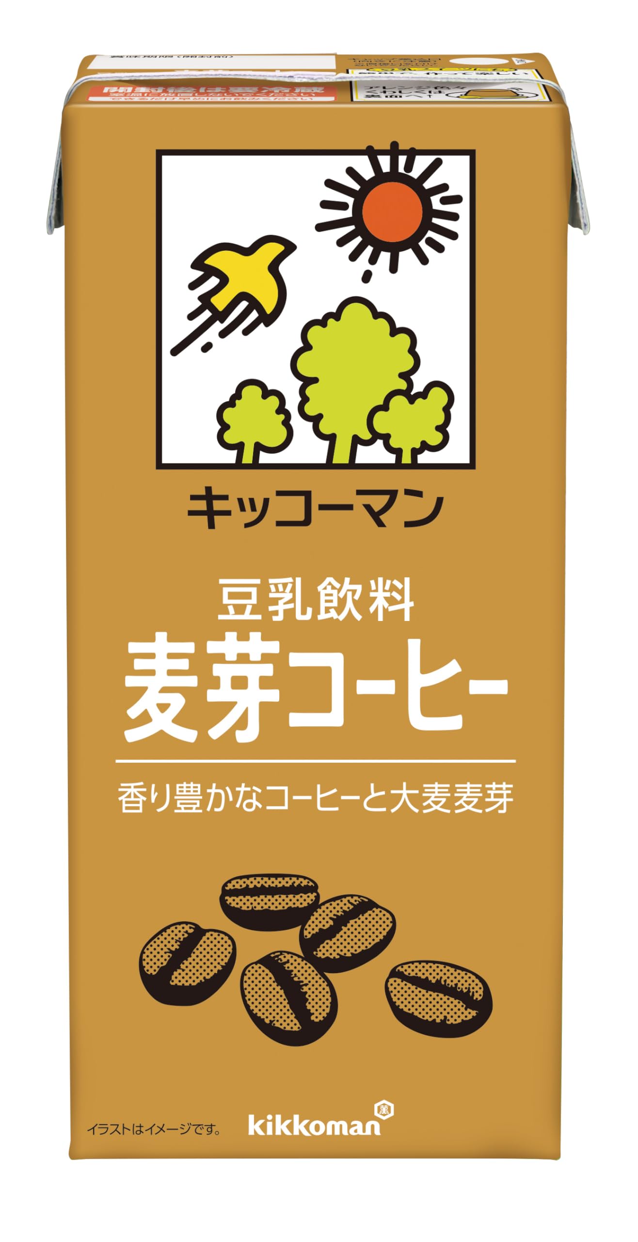 キッコーマン 豆乳飲料 麦芽コーヒー 1000ml×6本商品画像