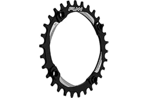 Funn Solo Narrow Wide Chainring for 9 10 11 12 Speed Chain, Fits 104mm BCD Interface Crankset, Single Speed Bike Chain Ring f