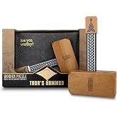 Project Genius Inc. Thor's Hammer &ndash; Wooden Puzzle, Medium Difficulty, Disassemble and Reassemble This Norse-Themed brainteaser Based on Thor's famed Hammer Mjolnir, Ages 14+