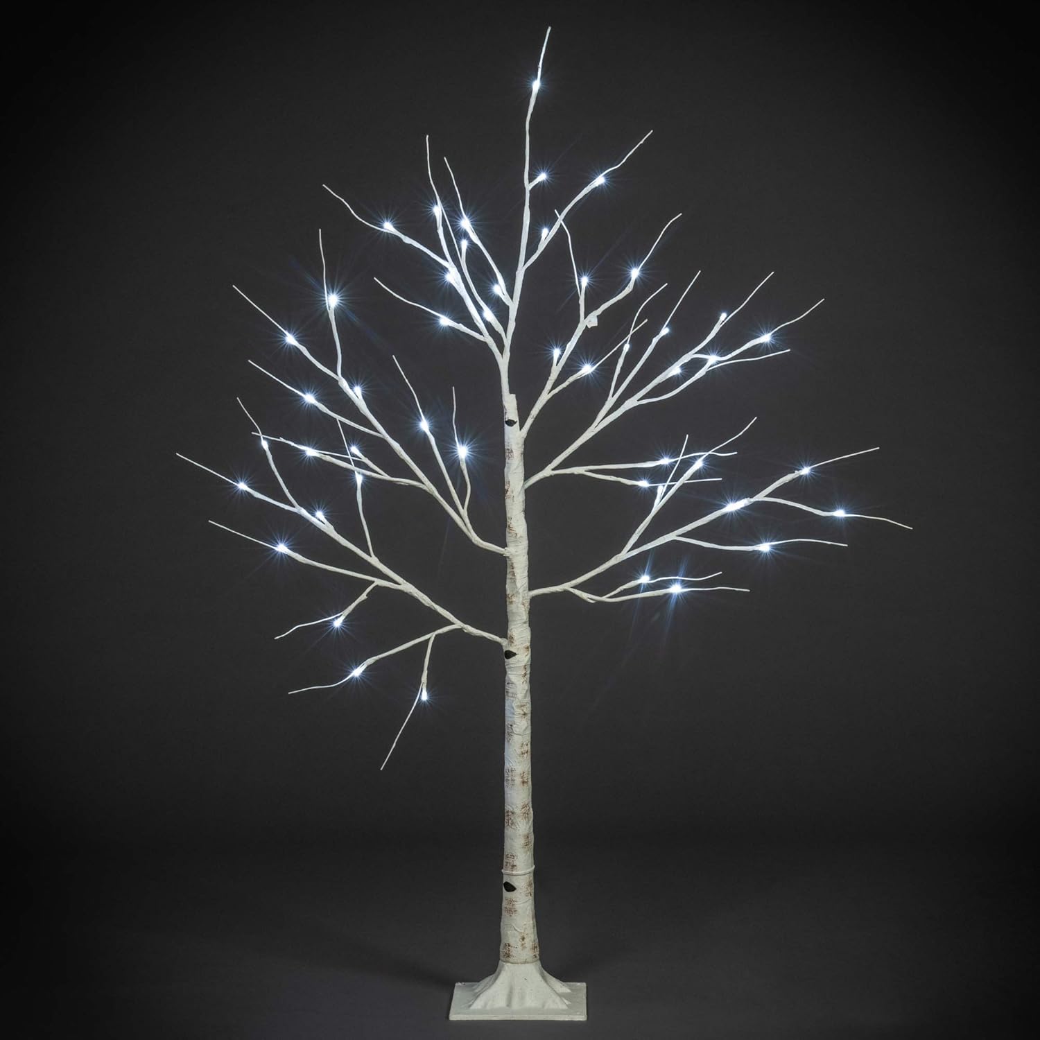 Dawsons Living Christmas PreLit Twig Tree White Birch Outdoor and