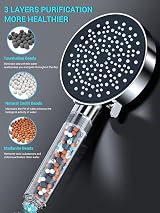 YEAUPE Shower Head High Pressure Filter 6 Modes 1.8M Hose view 4