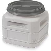 Mighty Tuff Airtight Dog Food Storage Container &ndash; 6 Gal, up to 24 lb Capacity &ndash; Cat and Dog Food Container with Twist Lid &amp; Handles &ndash; BPA-Free, Made in USA