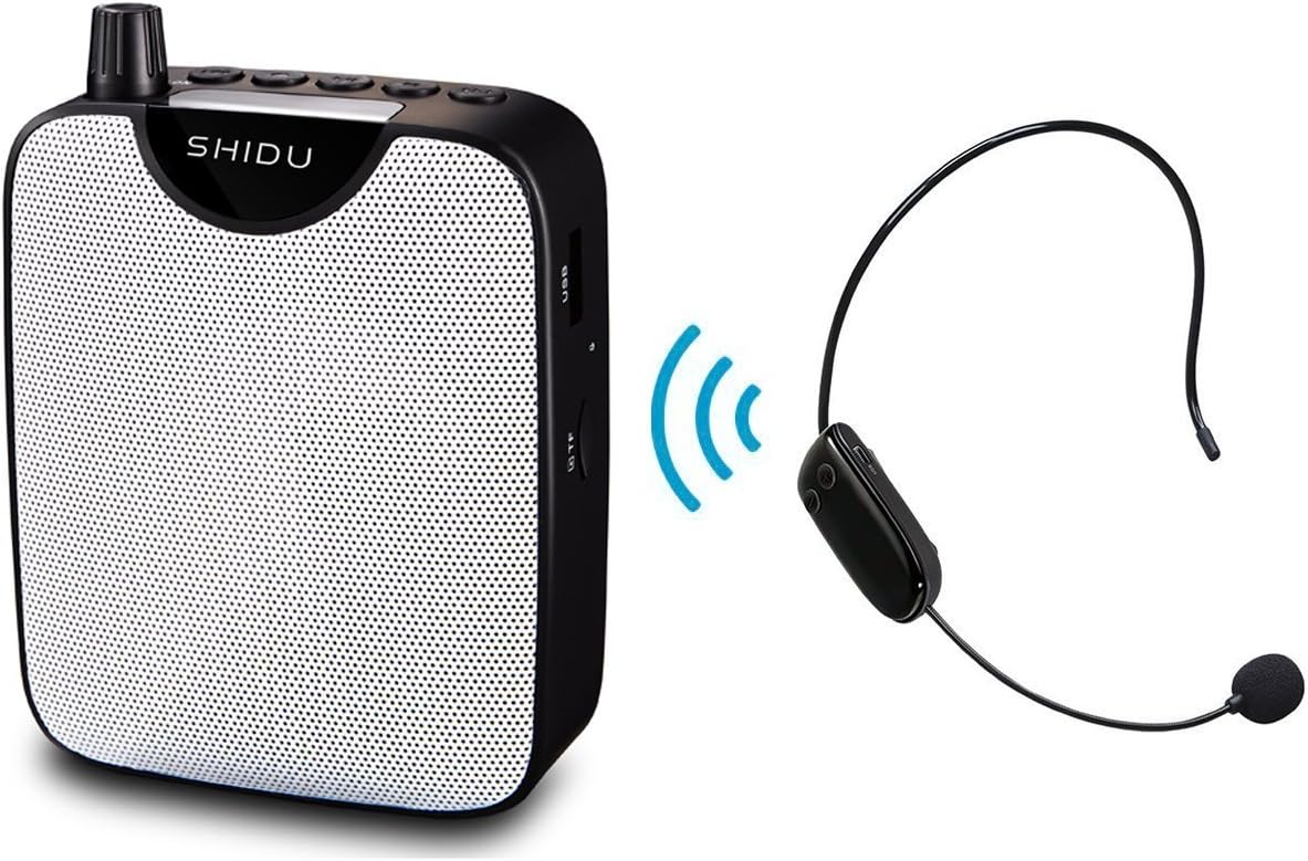Bluetooth Portable Voice Amplifier, SHIDU Rechargeable Mini PA System