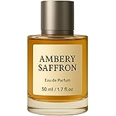 Larsweryar Ambery Saffron Eau de Parfum for Women - Long Lasting Perfume Spray with Saffron, Jasmine, Amber & Cedarwood - Inspired by B.accarat R.ouge 540, 1.7 Fl Oz