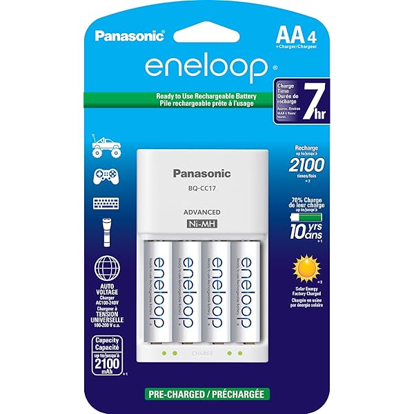 Amazon.com: Sanyo Eneloop Ni-MH Charger & Battery Pack (8x AA, 4x