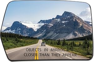 LOIYLLEN Passenger Side Mirror Replacement for 2004-2014 Ford F150 Mirrors Glass - Convex Mirror Glass, Right Side Rear View 