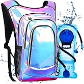 Niggeey Hydration Backpack, Festival Rave Hydration Pack, Water Backpack with 2L Hydration Bladder, Rave Backpack Hydration Pack Hydropack Hydro for Hiking, Biking, Festivals, Raves