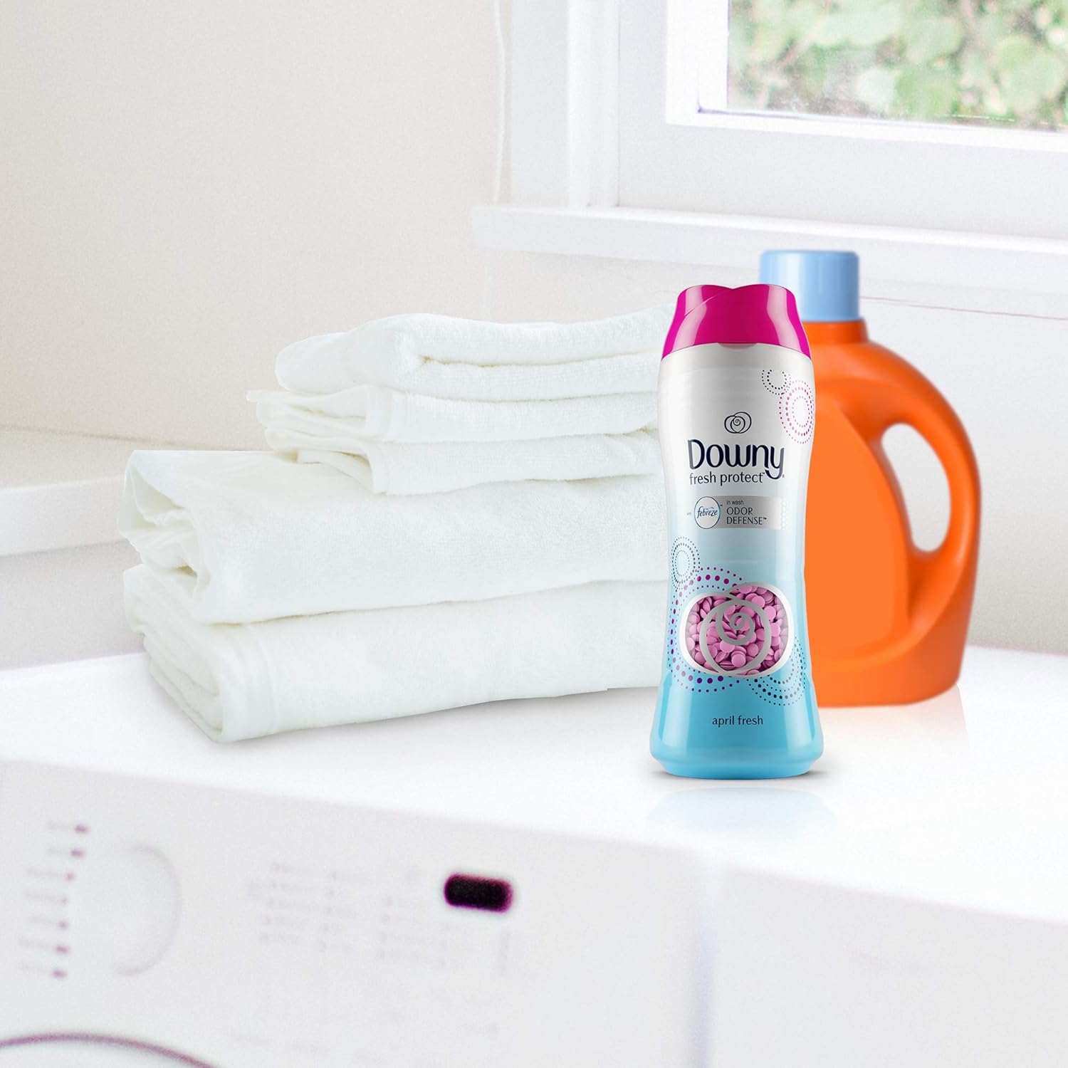 Downy Fresh Protect in-wash Scent Beads with Febreze Odor Defense, April Fresh, 26.5 Ounce: Health & Personal Care