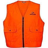 Mooselander Youth Safety Vest - High Visibility Mesh Safety Vest for mens with Pockets and Zipper - Perfect for Hunting