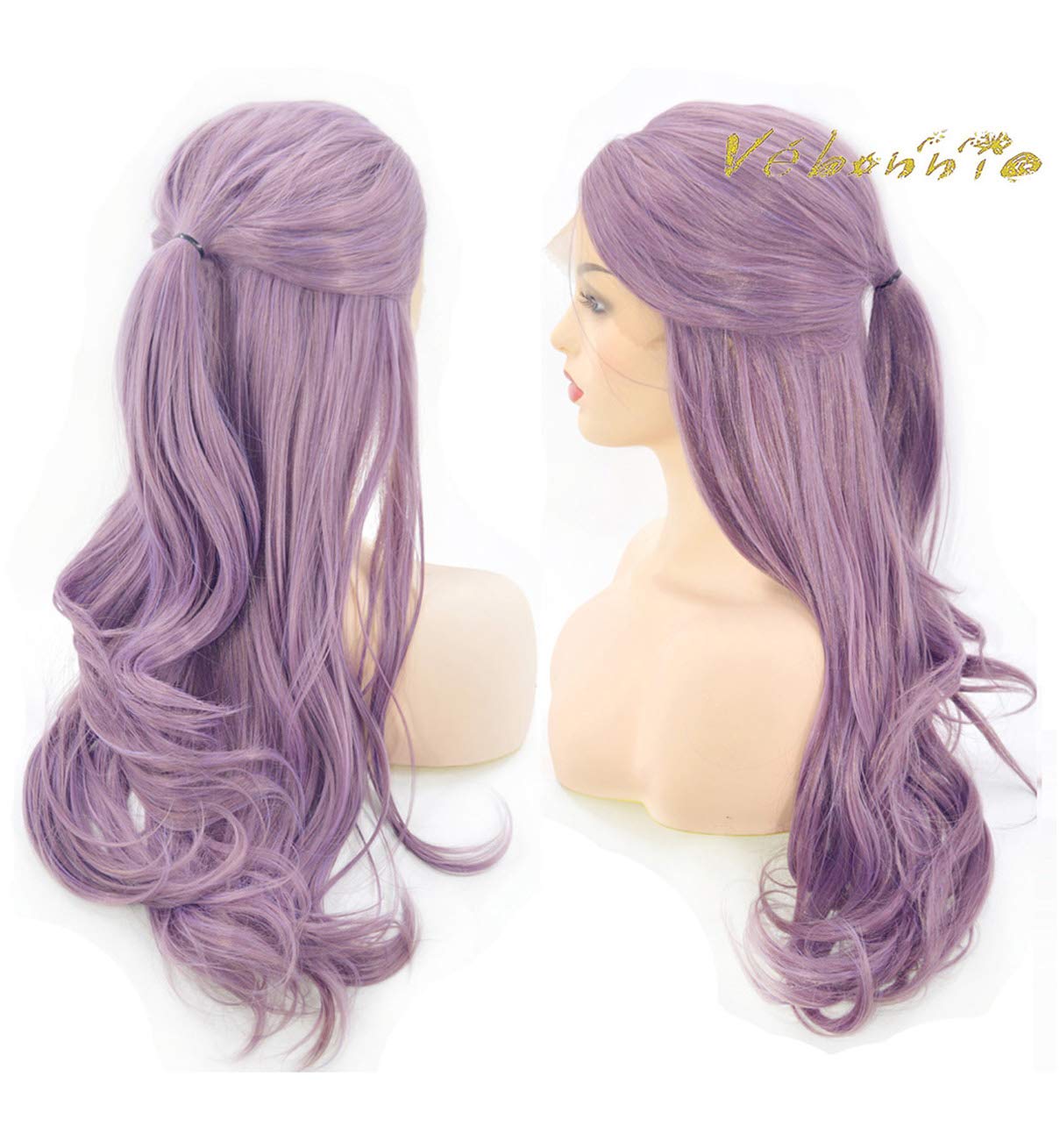 Vebonnie Purple Hair Wigs For Aros Realistic Looking Wigs For