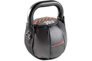 BIONIC BODY by Marcy Soft Kettlebell with Handle for Weightlifting, Conditioning, Strength and core Training