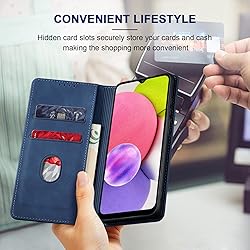 Jasonyu Flip Wallet Case for Samsung Galaxy A03s