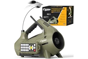 Ctrixez Predator Call - Electronic Coyote Caller with Decoy Topper, 30 Sounds Incl Perfect for Coyote, Fox, Raccoon, Cottontail Hunting Calls, 400 Yard Remote Range, 8-Bay Long Lasting, Gray-Green