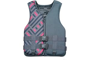 Life Jacket for Adult and Kids,Adjustable Safety Buoyancy Aid, Breathable Lightweight Swimming Vest for Kayaking Fishing Boat